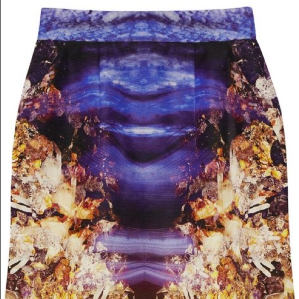 McQ by Alexander McQueen Crystal Print skirt